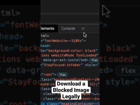 How to download a blocked image legally
