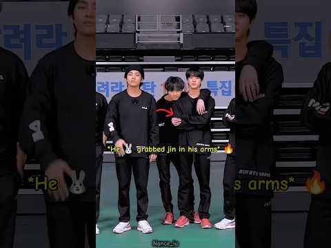 Taehyung's 🐻  Jealous over loaded 😰🔥 jungkook in danger 😂 #bts #taehyung #shorts