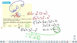 Eğitim Vadisi AYT Matematik 20.Föy Maksimum Minimum Problemleri 5 Konu Anlatım Videoları