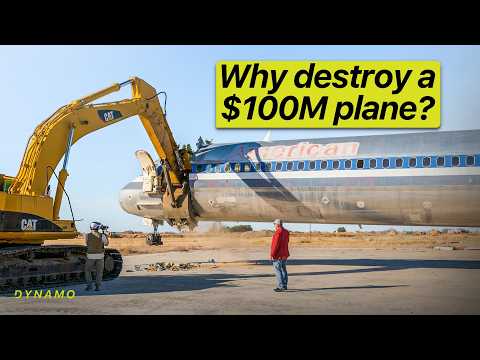 I Watched Them Crush A Brand New Airplane, There's A Good Reason