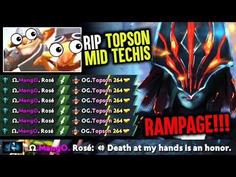 The [Phanthom Assassin] Who Totally Destroyed Topson Mid [Techis] - Crazy Crit Rampage Dota 2