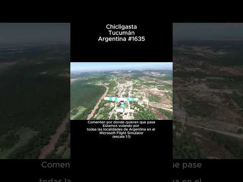 Chicligasta, Tucumán desde el Microsoft Flight Simulator #chicligasta #tucuman #argentina #msfs