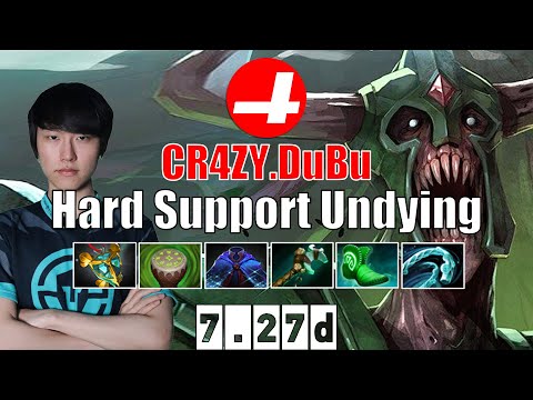 Undying | CR4ZY.DuBu | Hard Support Undying | 7.27d Gameplay Highlights