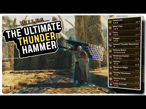 THIS GOD OF THUNDER HAMMER BUILD MELTS EVERYTHING in Monster Hunter Wilds