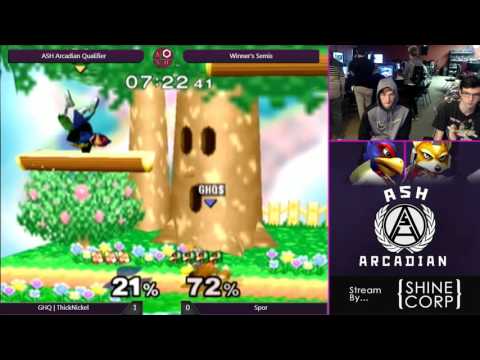 Spor (Falco) vs GHQ | ThickNickel (Fox) - ASH Arcadian Qualifier Melee Winner's Semis