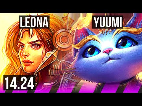 LEONA & Twitch vs YUUMI & Lucian (SUP) | KR Diamond | 14.24