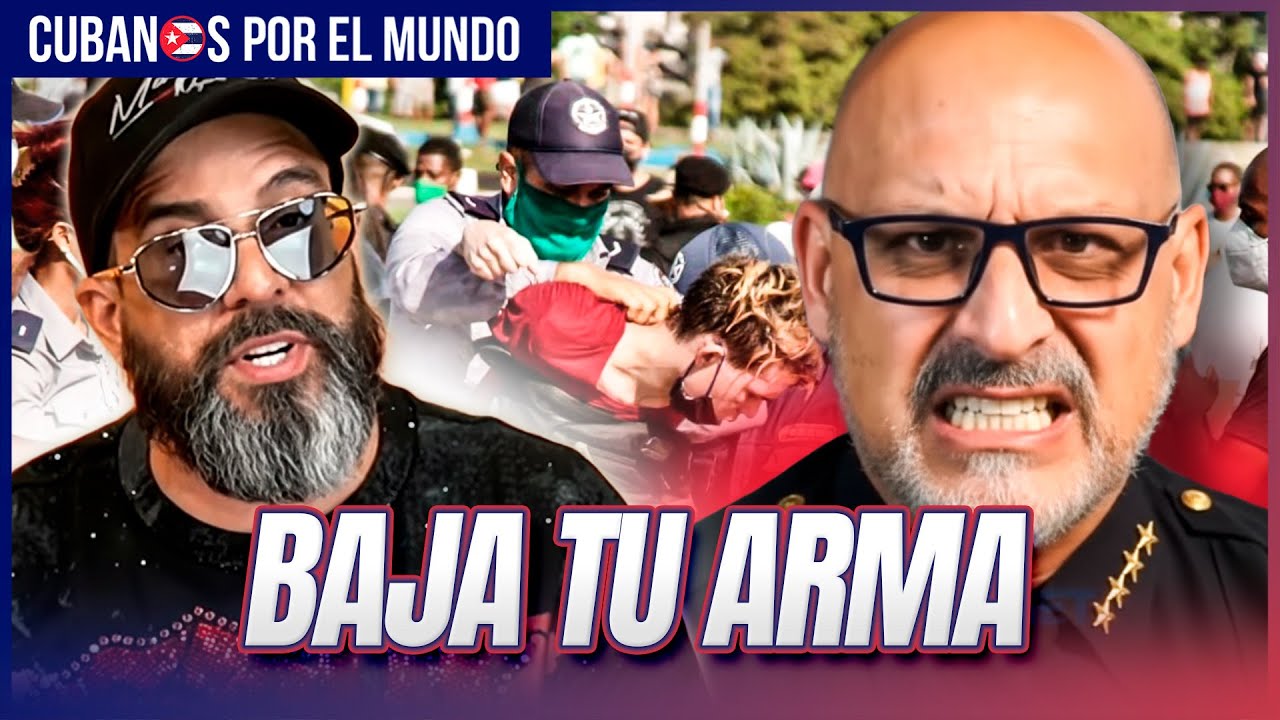 Jefe de la Policía de Miami envía mensaje a los represores en Cuba “Pónganse del lado de la gente”