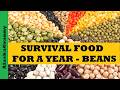 Survival Food For A Year - Beans