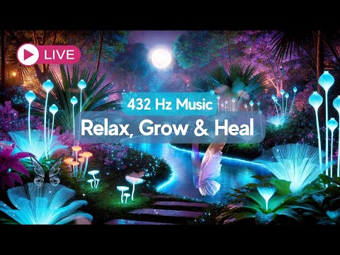 🔴 LIVE 🌳 432 Hz Magical Forest Music for Plants and People – Vibrations for Healing & Growth