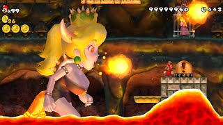 Bowsette Final Boss Fight in New Super Mario Bros. Wii (4K)