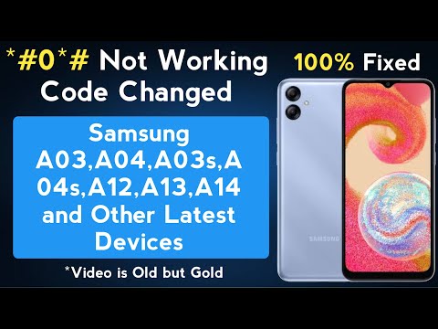 *#0*# Not Working on Latest Devices | *#0*# | Samsung secret code not working
