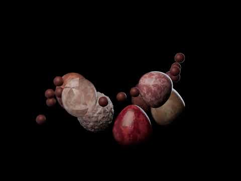 The cat plays with the balloons - binaural audio, wear headphones