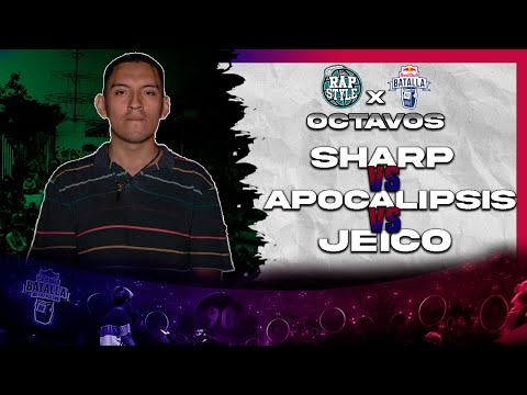SHARP vs APOCALIPSIS vs JEICO -8vos- Clasificatoria RED BULL Rapstyle Sjl (Fecha #1)