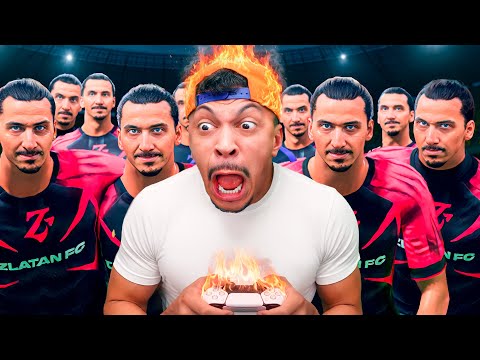 esse jogo me fez ODIAR o MEU ÍDOLO 🤬😭  (11 zlatans em campo no EAFC)