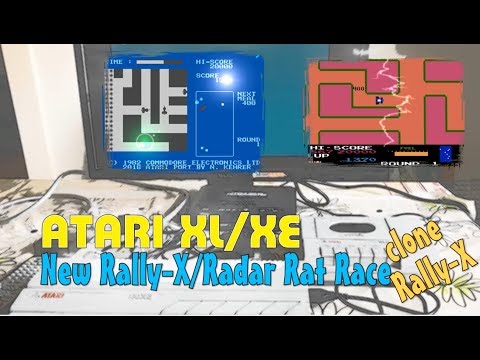 Atari XL/XE -=New Rally-X & Radar Rat Race=-