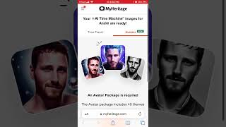 MyHeritage AI TIME MACHINE APP - overview