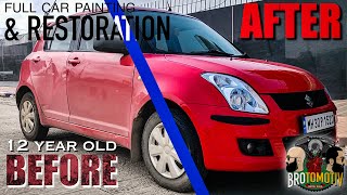 Restoring an almost ruined Maruti Suzuki Swift | Hindi | Brotomotiv