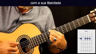 Cómo tocar "Sonho meu" en guitarra / How to play "Sonho meu" on guitar