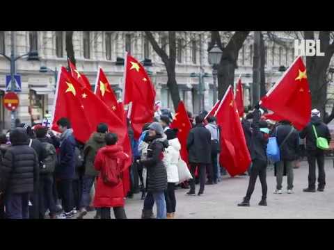 Kinas presidentpar i Helsingfors