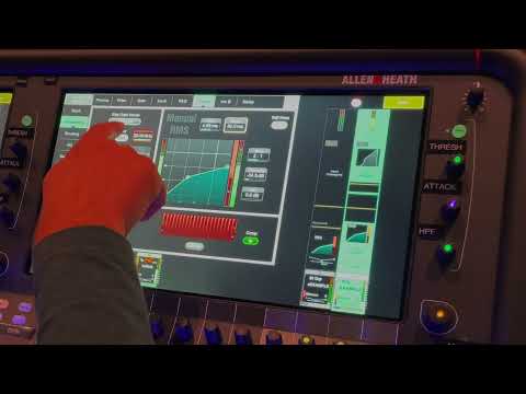 Allen & Heath Manual RMS compressor tutorial 2: drums