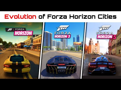 The Evolution of Cities in Every Forza Horizon Game