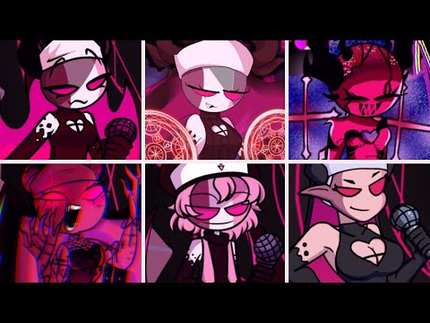 Friday Night Funkin' - Gospel but everytime it's Sarvente turn a Different Skin Mod is used