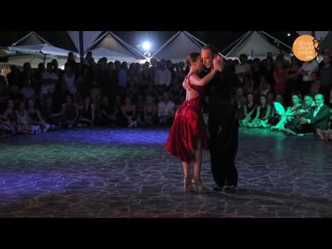  Lucila Cionci  and  Joe Corbata  are  dancing  at  Catania Tango Festival  in  2016