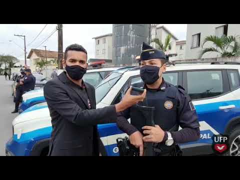 UFP de Praia Grande e Guarda Civil Metropolitana distribuem cestas básicas em comunidade