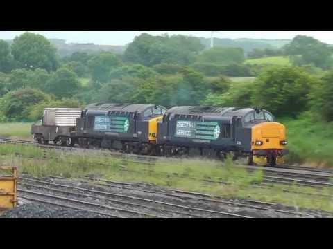 37218/37605 6C53 Crewe - Sellafield flask(s) 22nd June 2013