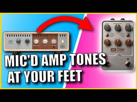BRAND NEW Universal Audio OX Stomp Pedal Review | Mic'd Amp Tones At Your Feet