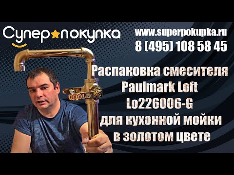 Распаковка смесителя Paulmark Loft Lo226006-G