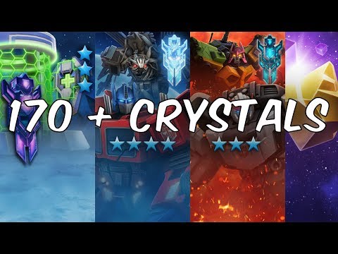 170 + Crystal Opening - Double 4 Star Bot Opening - Transformers: Forged To Fight