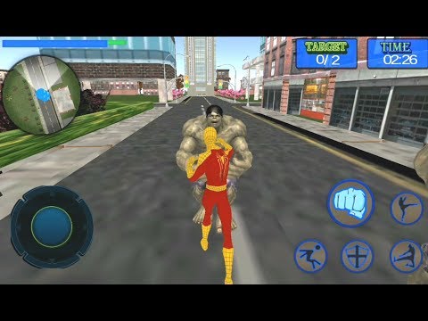 Flying Spider Hero City Rescue Missions | Spider Hero Vs Incredible Monster Final Battle - GamePlay