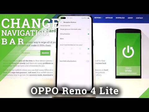 How to Customize Navigation Bar in OPPO Reno 4 Lite – Navigation Key Personalization