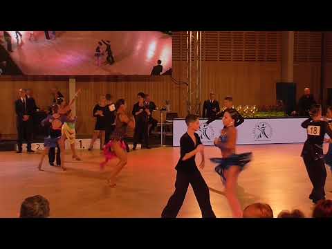 036 Adam Čadílek - Vanesa Holíková /MČR T10 2018/ Kojetín/ Junior II./ 2.kolo/ Chacha