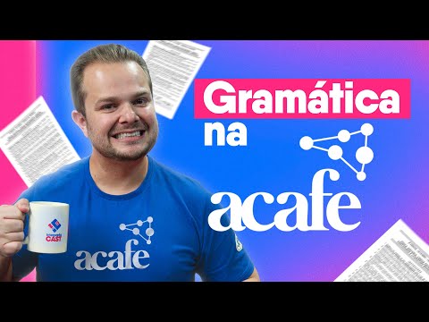 Como cai Gramática no Vestibular da ACAFE?