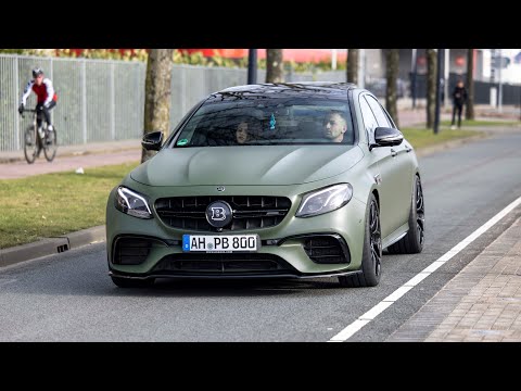 BRABUS 800 Mercedes E63 S AMG - LOUD Accelerations, Drag Races, Revs & Launch Controls !