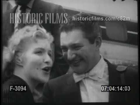 LIBERACE MAKES HIT IN PARIS - 1955