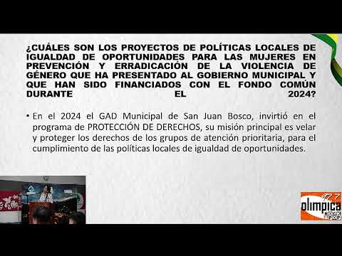 🔴▶ NOTIACCIÓN EN VIVO|| Rendición de Cuentas 2024, por parte del Municipio del cantón San Juan Bosco