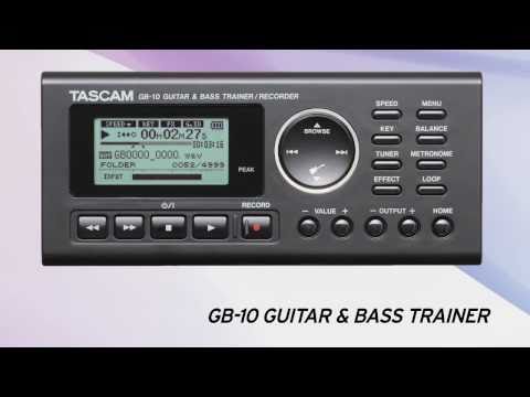 TASCAM GB-10 Guitar/Bass Trainer with Recorder 2010 - Present - Black image 2
