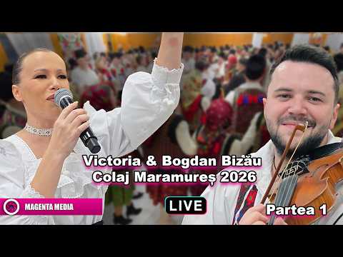 Victoria si Bogdan Bizau -  Colaj Maramures 2026 || LIVE || Partea 1 Jocul Oncestenilor