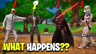What Happens if Boss Darth Vader Army Meets Boss HighCard Army Fortnite!