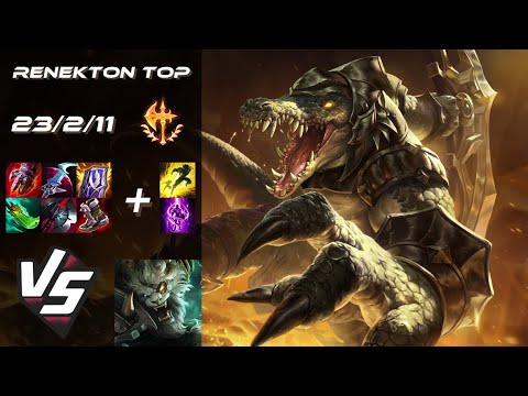 TOP Renekton vs Rengar - EU Grandmaster Patch 14.14