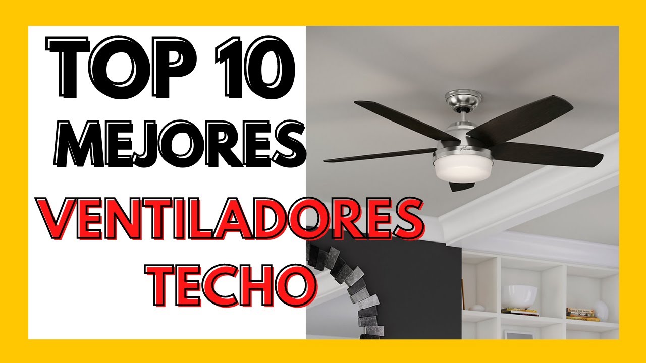Los Mejores VENTILADORES de TECHO con Luz Silenciosos del 2023 - Ventiladores de Techo Modernos