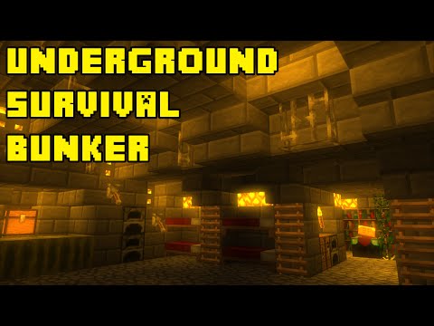 TheNeoCubest - Minecraft Survival Bunker Tutorial (How to Build)