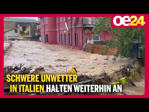Schwere Unwetter in Italien halten weiterhin an
