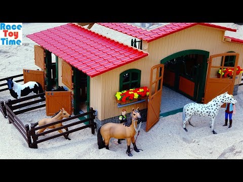 , title : 'Schleich Stable with Horses Playset For Kids'