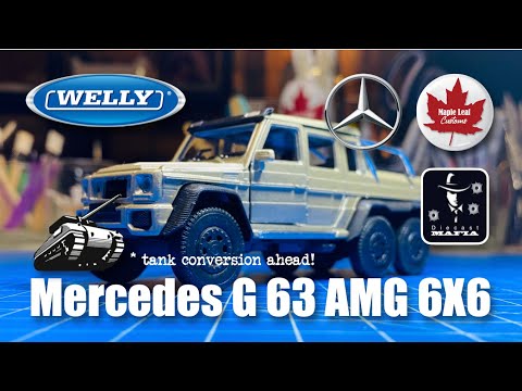 Thumbnail for Welly Mercedes G 63 AMG 6X6 (255) on tank tracks! - Diecast Mafia Challenge by Magna Steyr