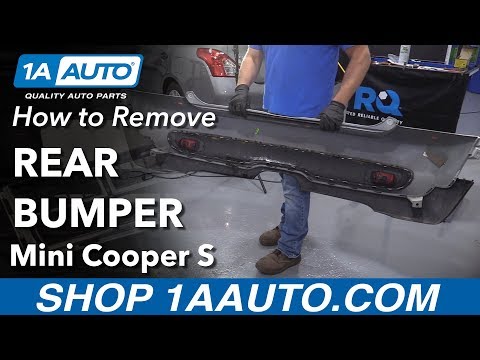 How to Remove Rear Bumper 07-13 Mini Cooper S
