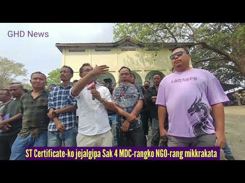 GHD News Mar 2:GHADC-o ra·gatgipa ST Certificate-ko jegalgipa sak 4 MDC-rangko nie dongjawa:NGOs.